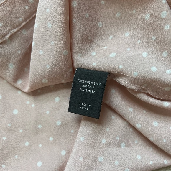 Jason Wu x Target Pink Polka Dot Bow Blouse - Picture 5 of 7